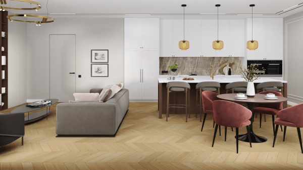 Картинка товара spc ламинат damy floor шеврон тюильри DF03-Ch parketcity-ufa.ru