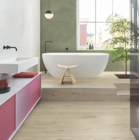 Картинка товара плитка quick-step alpha vinyl bloom 40103 дуб хлопковый бежевый AVMPU40103 parketcity-ufa.ru