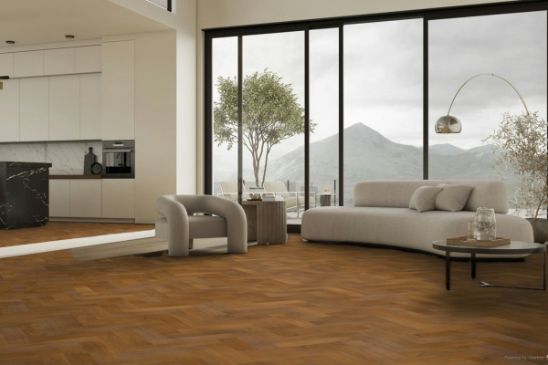 Кварцевый штучный паркет Quartz Parquet 400-29 Орех американский  АКЦИЯ!!! parketcity-ufa.ru