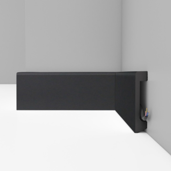 Картинка товара плинтус decomaster 235-112 графит 2400*80*17 мм D235-112 parketcity-ufa.ru