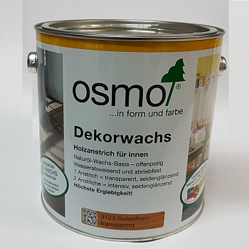 Масло Osmo 3123 Dekorwachs Transparent Клен (0,75л/2,5л) (2,5 л)