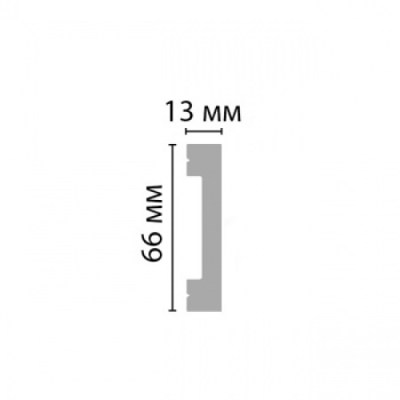 Картинка товара плинтус decomaster d157 2000*66*13 мм D157 parketcity-ufa.ru