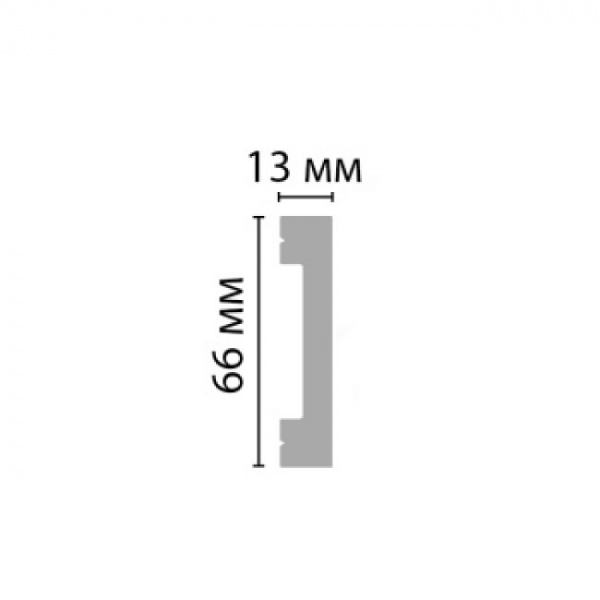 Картинка товара плинтус decomaster d157 2000*66*13 мм D157 parketcity-ufa.ru