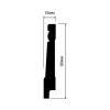 Картинка товара плинтус hiwood b90 2000*90*15 мм B90 parketcity-ufa.ru