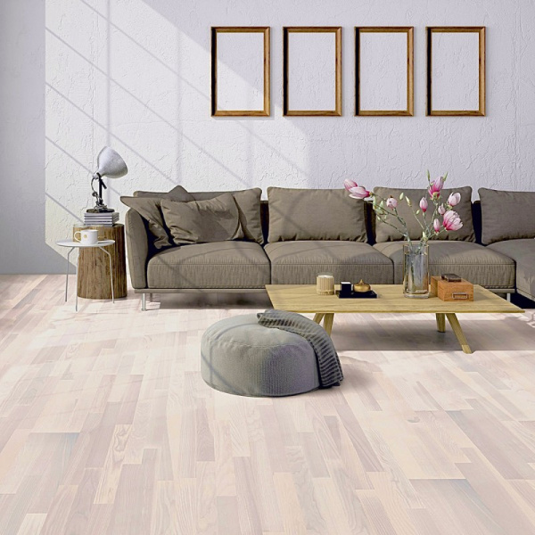 Картинка товара доска паркетная polarwood 3s дуб living white matt 3011278164001124 parketcity-ufa.ru