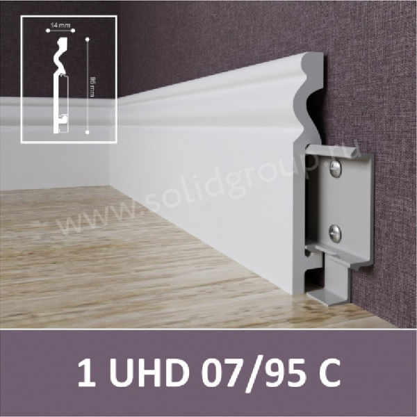 Картинка товара плинтус solid uhd 07/95 2400*95*14 мм 1UHD 07/95 parketcity-ufa.ru