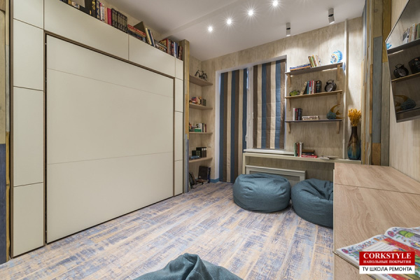 Картинка товара пробковое покрытие corkstyle wood xl color lazurit blue  вывод!!!  010792 parketcity-ufa.ru