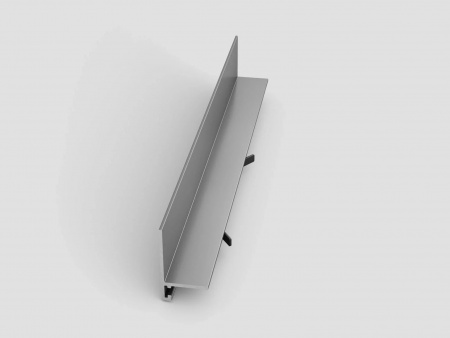 Картинка товара плинтус металлический laconistiq micro l 2450*25,8*16,2*5,5 010488 parketcity-ufa.ru