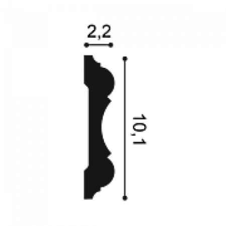 Картинка товара молдинг orac p8040 2000*101*22 мм P8040 parketcity-ufa.ru
