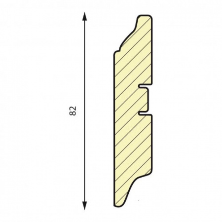 Картинка товара плинтус мдф smartprofile 82 color strong дуб винтаж светло-серый  остаток!!! 005610 parketcity-ufa.ru