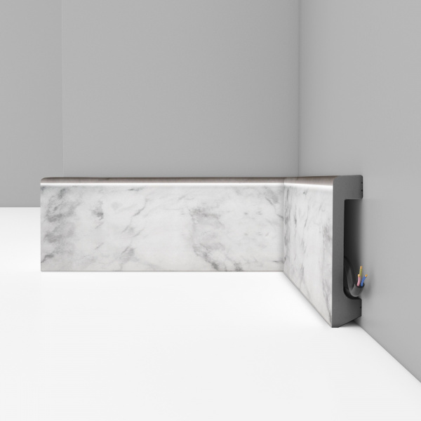 Картинка товара плинтус decomaster d235-79 2400*80*17 мм D235-79ДМ parketcity-ufa.ru