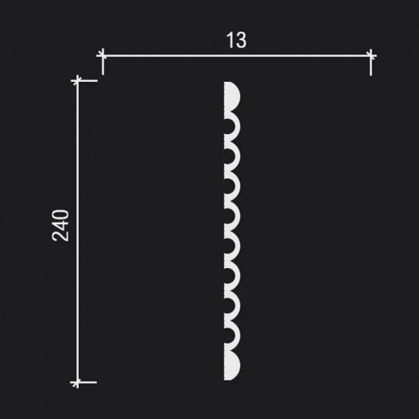Картинка товара dd910 (3м) панель decor-dizayn грани 3000*240*13 мм DD910(3m) parketcity-ufa.ru
