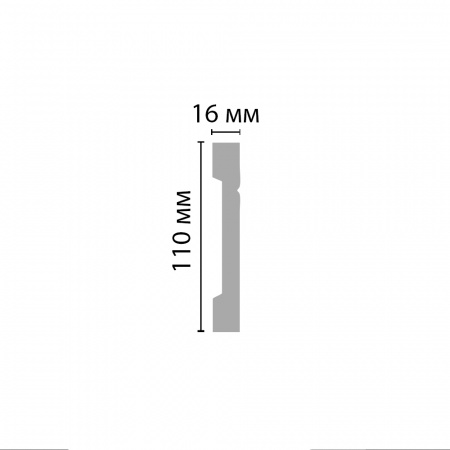 Картинка товара плинтус decomaster a017 2000*110*16 мм A017  parketcity-ufa.ru