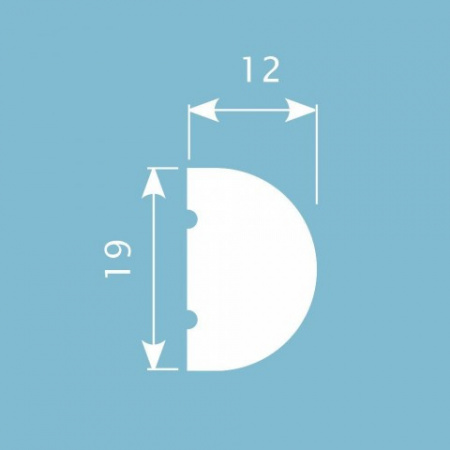 Картинка товара мx012 молдинг cosca 2000*19*12 мм МХ012 parketcity-ufa.ru