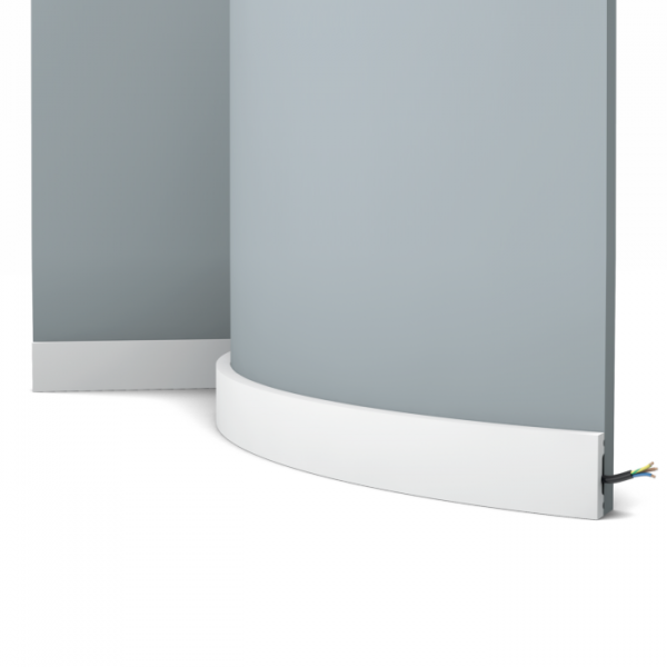 Картинка товара плинтус orac sx162f square 2000*40*10 мм (гибкий) SX162F parketcity-ufa.ru