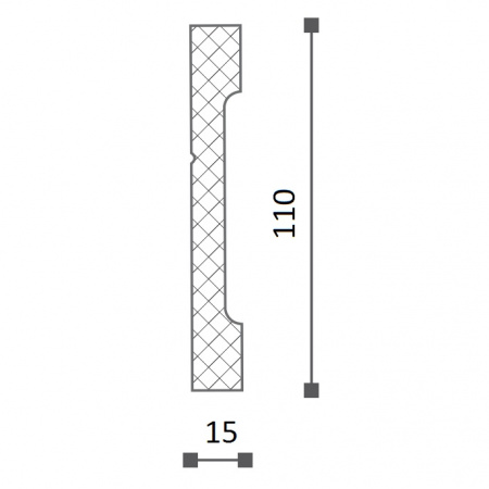 Картинка товара плинтус nmc fd2 2000*110*15 мм DSPLFD200020 parketcity-ufa.ru
