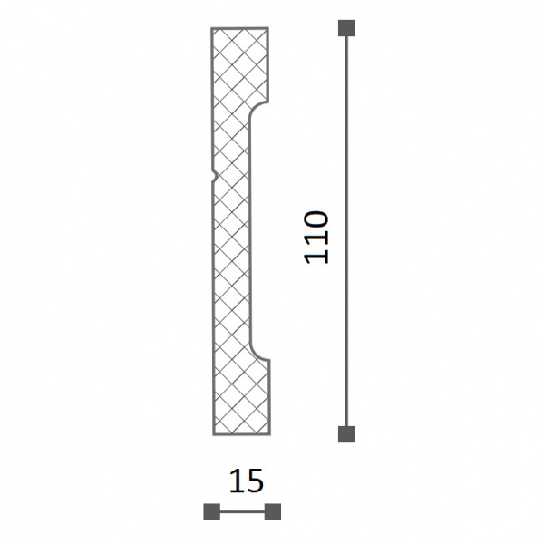 Картинка товара плинтус nmc fd2 2000*110*15 мм DSPLFD200020 parketcity-ufa.ru