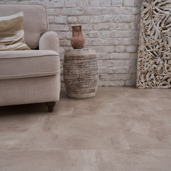 Картинка товара wpc-плитка vinilam ceramo stone cork 61603 бетонная смесь  61603. parketcity-ufa.ru