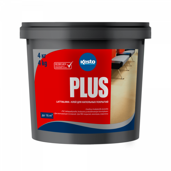 Картинка товара клей для пвх kesto (kiilto) plus (1,4кг)  T6534.015. parketcity-ufa.ru