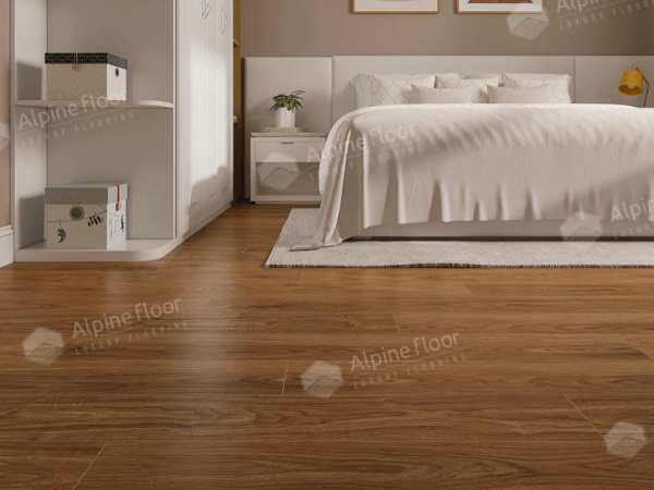 Картинка товара spc плитка alpine floor орех 22-2 маррон классик 013977 parketcity-ufa.ru