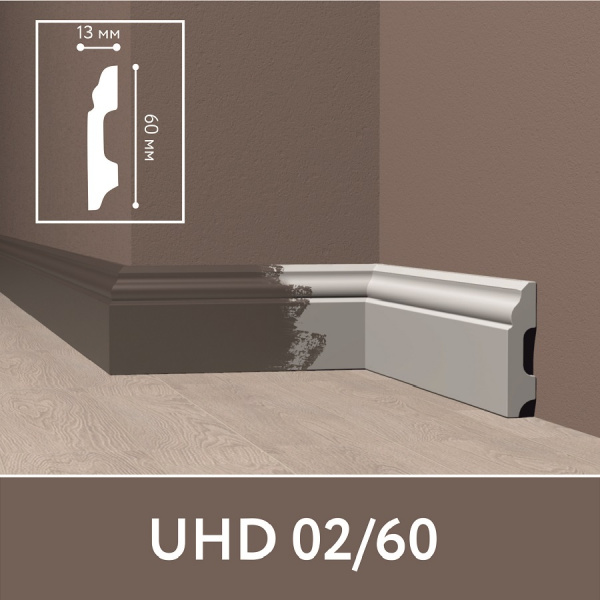 Картинка товара плинтус solid uhd 02/60 2000*60*13 мм 1UHD 02/60/2000 parketcity-ufa.ru