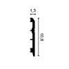 Картинка товара плинтус orac sx105 2000*110*13 мм SX105 parketcity-ufa.ru