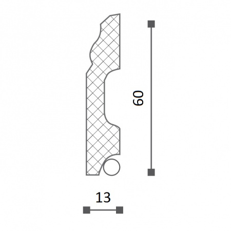 Картинка товара плинтус nmc fb1 2000*60*13 мм 3012612 parketcity-ufa.ru