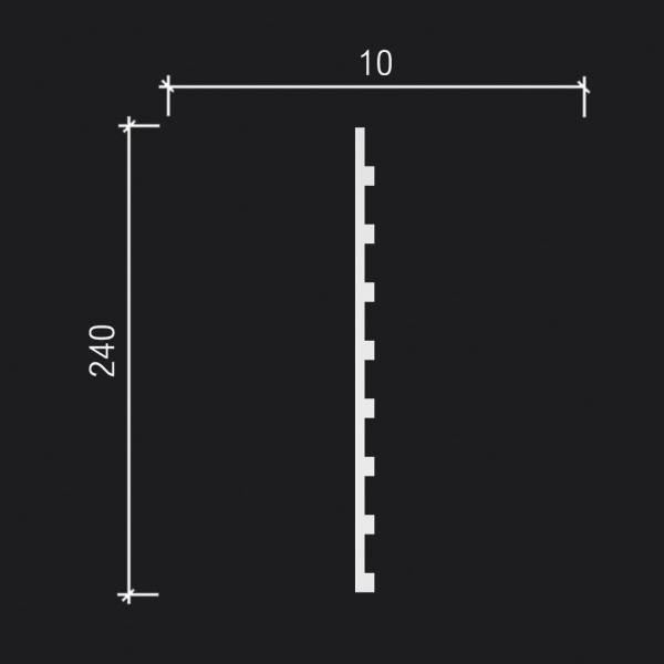 Картинка товара dd911 панель decor-dizayn грани 2000*240*10 мм DD911 parketcity-ufa.ru