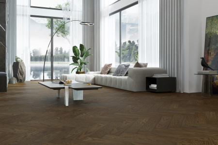 Картинка товара инженерная доска quartz parquet английская елка 413 дуб брауни  33-413 parketcity-ufa.ru