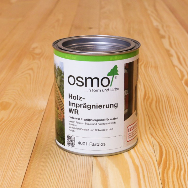 Картинка товара антисептик osmo 4001 holz-impragnierung wr (бесцветный) (0,75л/2,5л) #4001 parketcity-ufa.ru