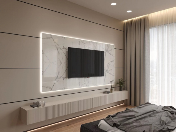 Картинка товара теневая рейка для tv зон и разноуровневых стен laconistiq multilevel classic 3000*46*28 мм 011780 parketcity-ufa.ru