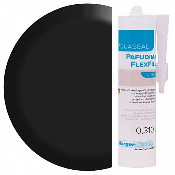 Герметик для заполнения швов Berger AquaSeal Pafudima FlexFill Color (310мл) (Черный) Герметик для заполнения швов Berger AquaSeal Pafudima FlexFill Color (310мл) (Черный)