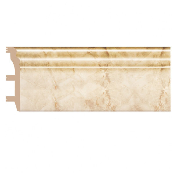 Картинка товара плинтус decomaster 232-80 мрамор голд 2400*100*22 мм D232-80 ДМ parketcity-ufa.ru