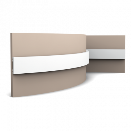 Картинка товара плинтус orac sx162f square 2000*40*10 мм (гибкий) SX162F parketcity-ufa.ru