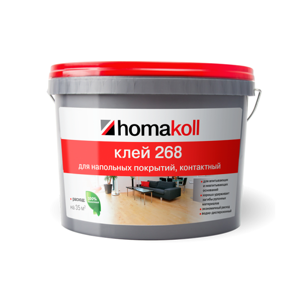 Картинка товара клей для пвх и линолеума homakoll 268 (1кг/3кг/5кг/10кг)  006232 parketcity-ufa.ru