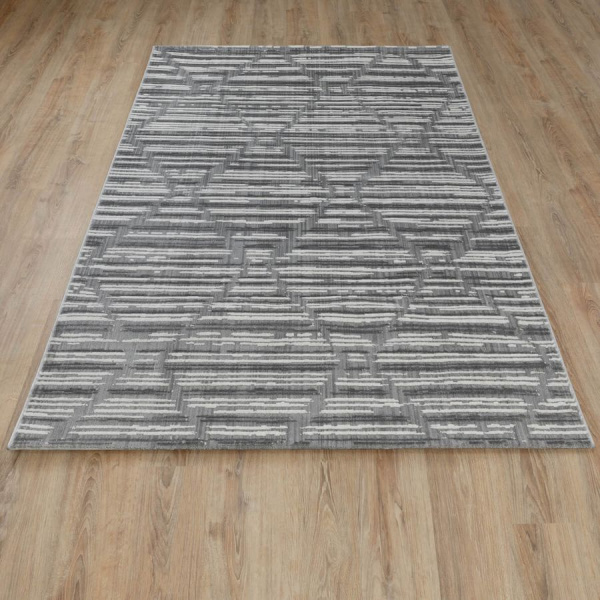 Картинка товара ковер nirvana b0829a grey/grey 150*80 см 012345 parketcity-ufa.ru