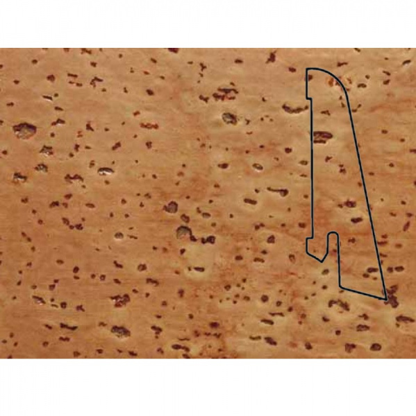 Картинка товара плинтус шпон pedross 58/20 пробка рустик 009639 parketcity-ufa.ru