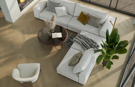 Картинка товара инженерная доска quartz parquet английская елка 414 дуб шампань  33-414 parketcity-ufa.ru