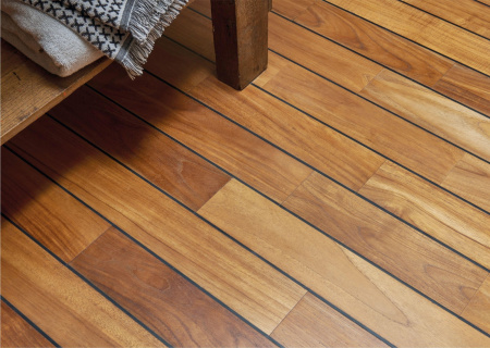 Картинка товара массив ekzo floor тик с герметиком 300-900*90*12 мм (масло) 009219 parketcity-ufa.ru