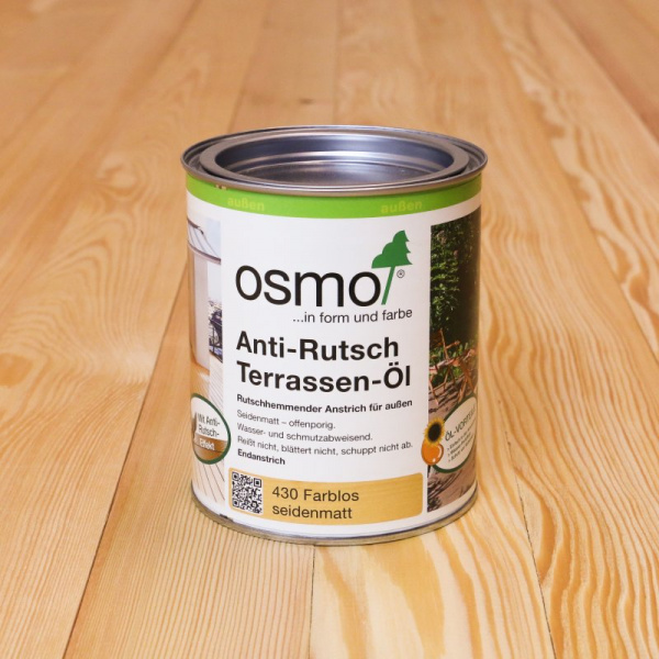 Картинка товара масло osmo 430 anti-rutsch terrassen-oil бесцветное (с антискользящим эффектом) #430 parketcity-ufa.ru