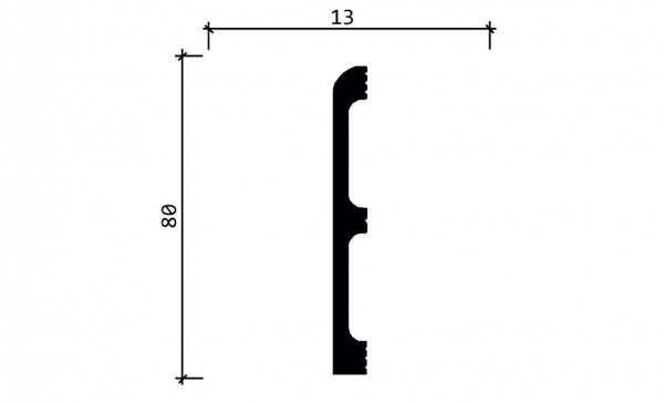 Картинка товара плинтус decor-dizayn dd706 2000*80*13 мм DD706 parketcity-ufa.ru