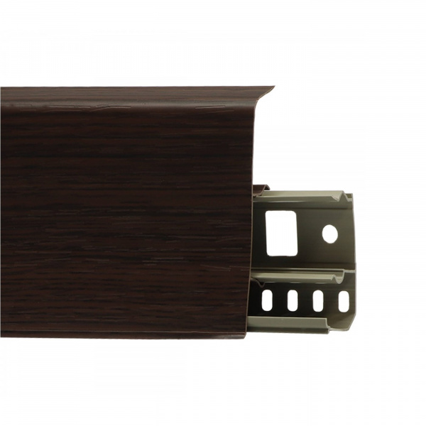 Картинка товара плинтус lineplast grand ls026 зебрано черно-коричневый (85мм) LS026 parketcity-ufa.ru