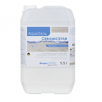 Лак для паркета Berger Aqua-Seal CeramicStar (5,5л) (матовый) Лак для паркета Berger Aqua-Seal CeramicStar (5,5л) (матовый)