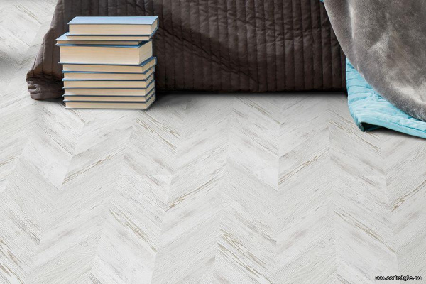 Картинка товара пробковый паркет corkstyle chevron white 012185 parketcity-ufa.ru