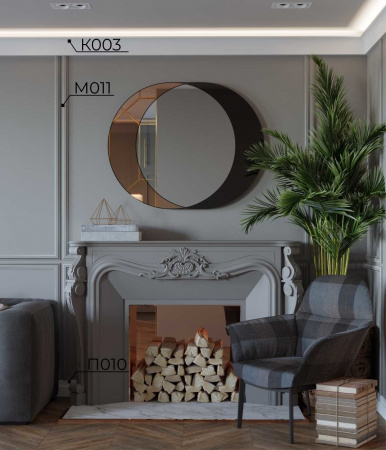 Картинка товара карниз cosca kx003 2000*120*45 мм KX003 parketcity-ufa.ru