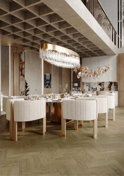 Картинка товара кварцевый штучный паркет quartz parquet 1258-54 дуб конго 44-1258-54 parketcity-ufa.ru