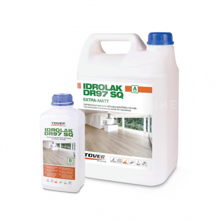 Картинка товара лак для паркета tover idrolak dr97 sq (5+0,5л) 011059 parketcity-ufa.ru
