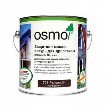Масло Osmo 727 HolzSchutz Ol-Lazur Палисандр (2,5 л) Масло Osmo 727 HolzSchutz Ol-Lazur Палисандр (2,5 л)