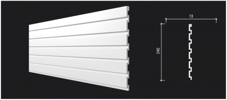 Картинка товара dd916 (3м) панель decor-dizayn грани 3000*240*13 мм DD916 (3м) parketcity-ufa.ru