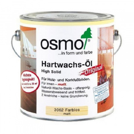 Картинка товара масло osmo 3062 hartwachs original (матовое) #3062 parketcity-ufa.ru